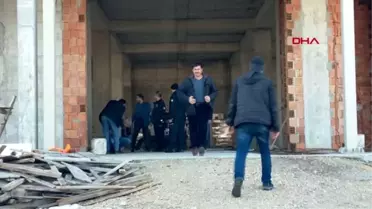 Cami inşaatından düşen işçi öldü