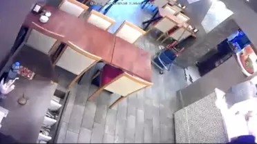 (Özel) Kebapçıda fırın patladı, iş yeri sahibi ağır yaralandı: O anlar kamerada