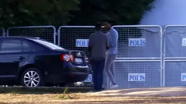 Parkta dilenci tacizi
