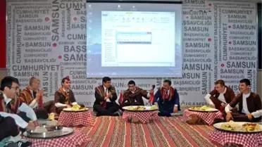 Tanju Çolak ve protokol down sendromlu çocuklarla halay çekti