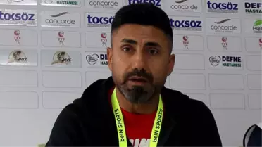 Hatayspor'un hocası Bayram Toysal: 'Skor tatmin etmedi'