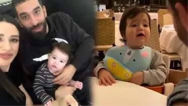 Arda Turan ve oğlu Hamza Arda'nın eğlenceli anları