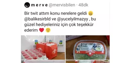 Başkan Yılmaz'dan öğrenciye 'tatlı' jest