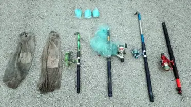 Kastamonu'da yasak olan 'tırıvırı' ile avlanan 4 kişi yakalandı