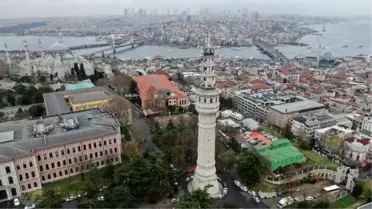 (Havadan fotoğraflarla) İstanbul'un havasını gösteren kule