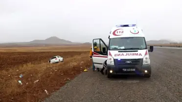 Sivas'ta trafik kazası: 2 yaralı