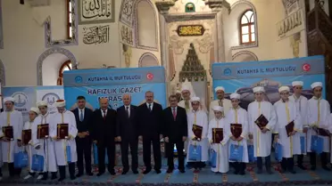 Kütahya'da hafızlık icazet merasimi