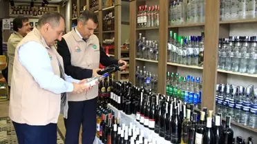 Samsun'da eğlence mekanlarında sahte ve kaçak içki denetimi