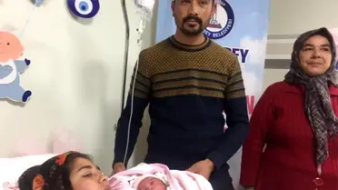 Gaziantep'te yeni yılın ilk bebeği Perihan Ilgın