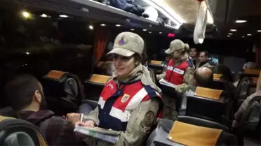 Jandarma ekipleri yeni yıla görev başında girdi