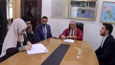 Çaycuma Müftülüğünde ilk resmi nikah kıydı