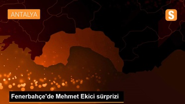 Fenerbahçe'de Mehmet Ekici sürprizi