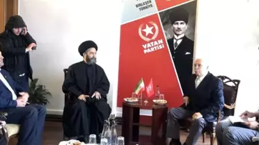 İran'ın dini lideri Hamaney'in temsilcisinden Doğu Perinçek'e ziyaret