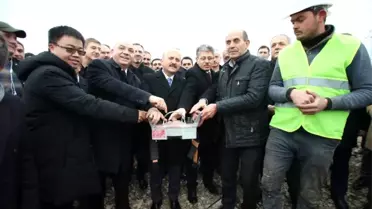 Amasya'da meyve paketleme ve soğuk hava tesisinin temeli atıldı