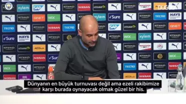 Guardiola'nın Manchester United Maçı Öncesi Basın Toplantısı 
