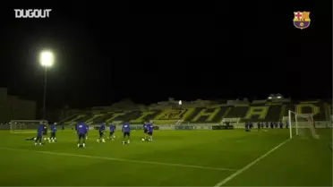 Barcelona'nın İspanya Süper Kupa Antrenmanı