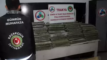 İpsala Gümrük Kapısı'nda 177 kilo esrar ele geçirildi