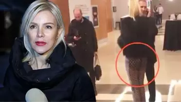 Ödül törenine katılan Ömür Gedik'in transparan pantolonu yırtıldı