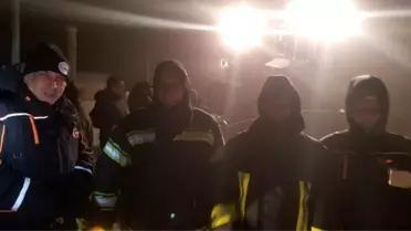 Santralde mahsur kalan 2 kişiyi AFAD ve itfaiye kurtardı
