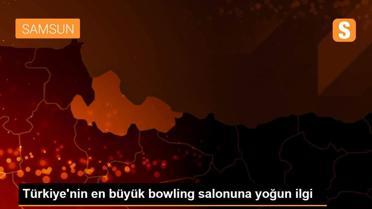 Türkiye'nin en büyük bowling salonuna yoğun ilgi