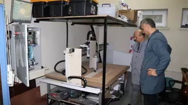 30 bin TL'lik CNC tezgahını 5 bin TL'ye yaptılar