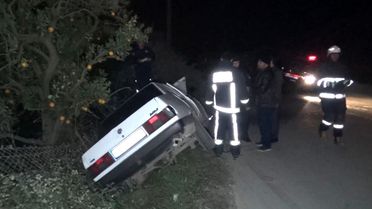 Antalya'da otomobil şarampole devrildi: 1 ölü, 1 yaralı