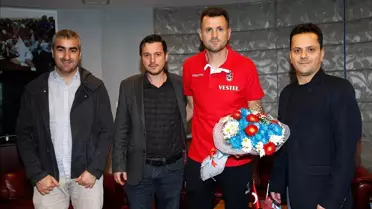 TSYD Trabzon Şubesi, Trabzonspor Teknik Direktörü Çimşir'i ziyaret etti