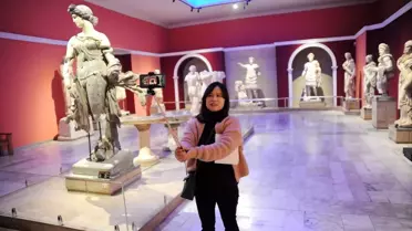 Antalya Müzesi'nde 'Müzede Selfie Günü' etkinliği yapıldı