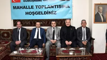 Gümüşhane'de mahalle buluşmaları devam ediyor