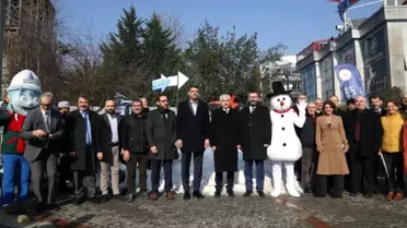 KarFest'in tanıtımında kar sürprizi