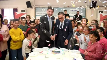 Kartepe'de özel bireylere doğum günü partisi