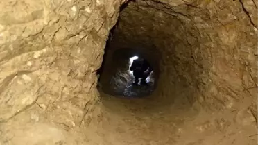 Define için tünel kazan şüphelileri kaymakam yakalatmış