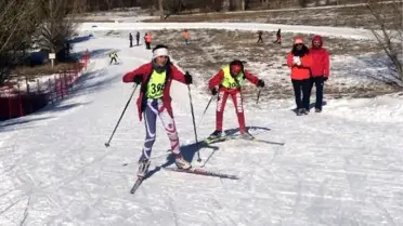 Kayaklı Koşu Eleme Müsabakaları'nda 446 sporcu yarıştı