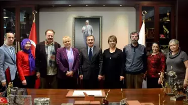 Sultanlar Zeybek Ekibi'nden Ataç'a ziyaret