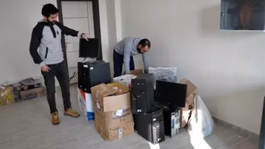Yargıtay'dan Yüksekova'daki okula bilgisayar desteği