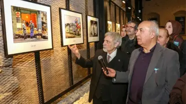 Tantavi usta fotoğrafçı Ozan Sağdıç'ı ağırladı