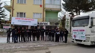 Ilgın'dan İdlib'e yardım tırı yola çıktı