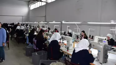 Kırıkkale'de tekstil fabrikası açıldı