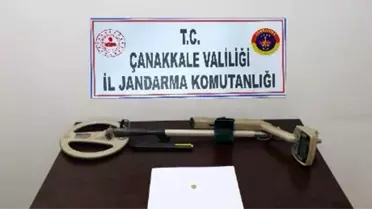 Tarihi eser arayan şahıs dedektörle yakalandı