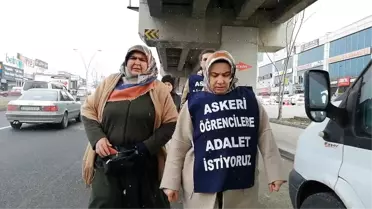 Harbiyeli annesi Melek Çetinkaya Ankara TEM'de gözaltında
