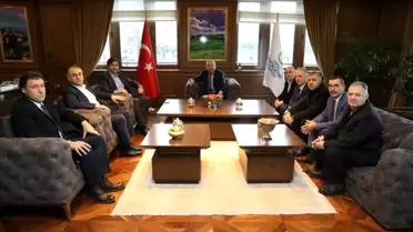 Bem-Bir-Sen Genel Başkanı Uslu'dan, Büyükşehir Belediye Başkanı Güler'e ziyaret