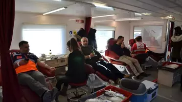 Çorum'dan depremzedeler için yardım ve kan bağışı
