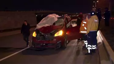 Ankara'da intihar gibi kaza: 1 ölü, 1 yaralı