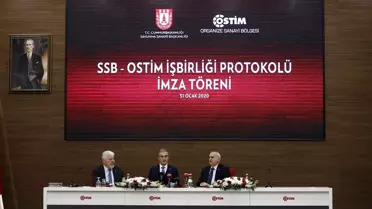 Cumhurbaşkanlığı Savunma Sanayi Başkanlığı ile OSTİM arasında iş birliği