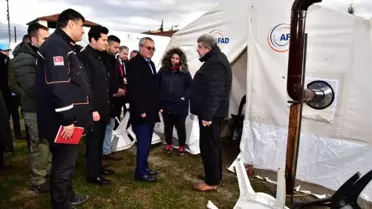 Deprem çalışmaları Vali Deniz başkanlığında değerlendirildi