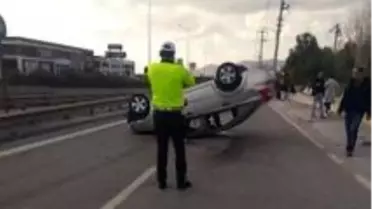 İzmir'de asker uğurlamasından dönen araç takla attı: 1 ölü, 4 yaralı