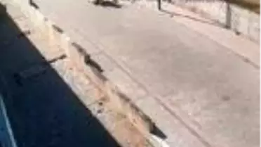 Polis memurunun öldüğü motosiklet kazası kamerada