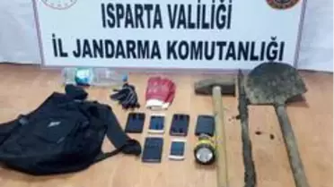 Sit alanında kaçak kazıya jandarma baskını: 5 gözaltı