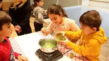 Ataşehir'de sömestr şenliğini çocuklar doyasıya yaşadı