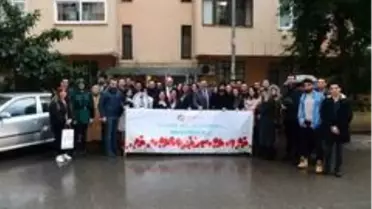 Rektör Çomaklı ve öğrencileri Anadolu Üniversitesi Kurucusu Prof. Dr. Orhan Oğuz'u ziyaret etti